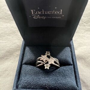 Enchanted Disney Fine Jewelry Sterling Silver Tinker Bell Star Ring